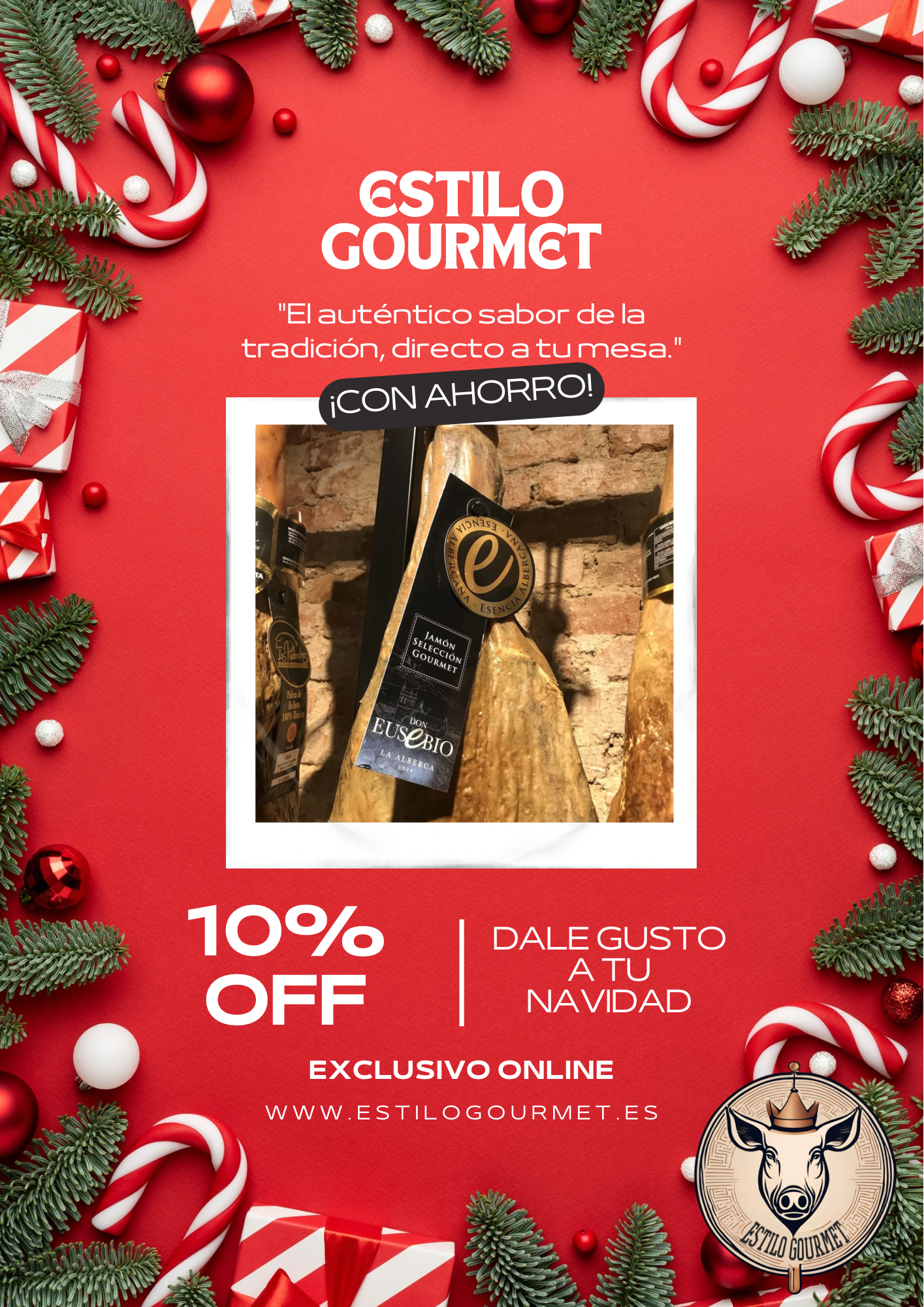 Jamón gourmet de Esencia Albercana (Don Eusebio)